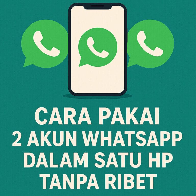 Cara Pakai 2 Akun WhatsApp dalam Satu HP Tanpa Ribet