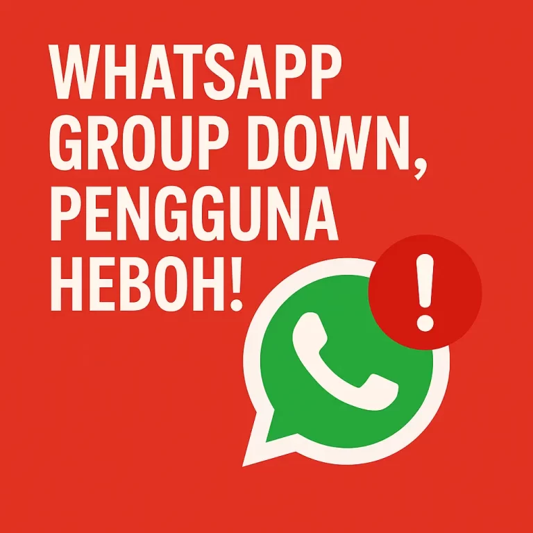 WhatsApp Group Down, Pengguna Heboh di Media Sosial!